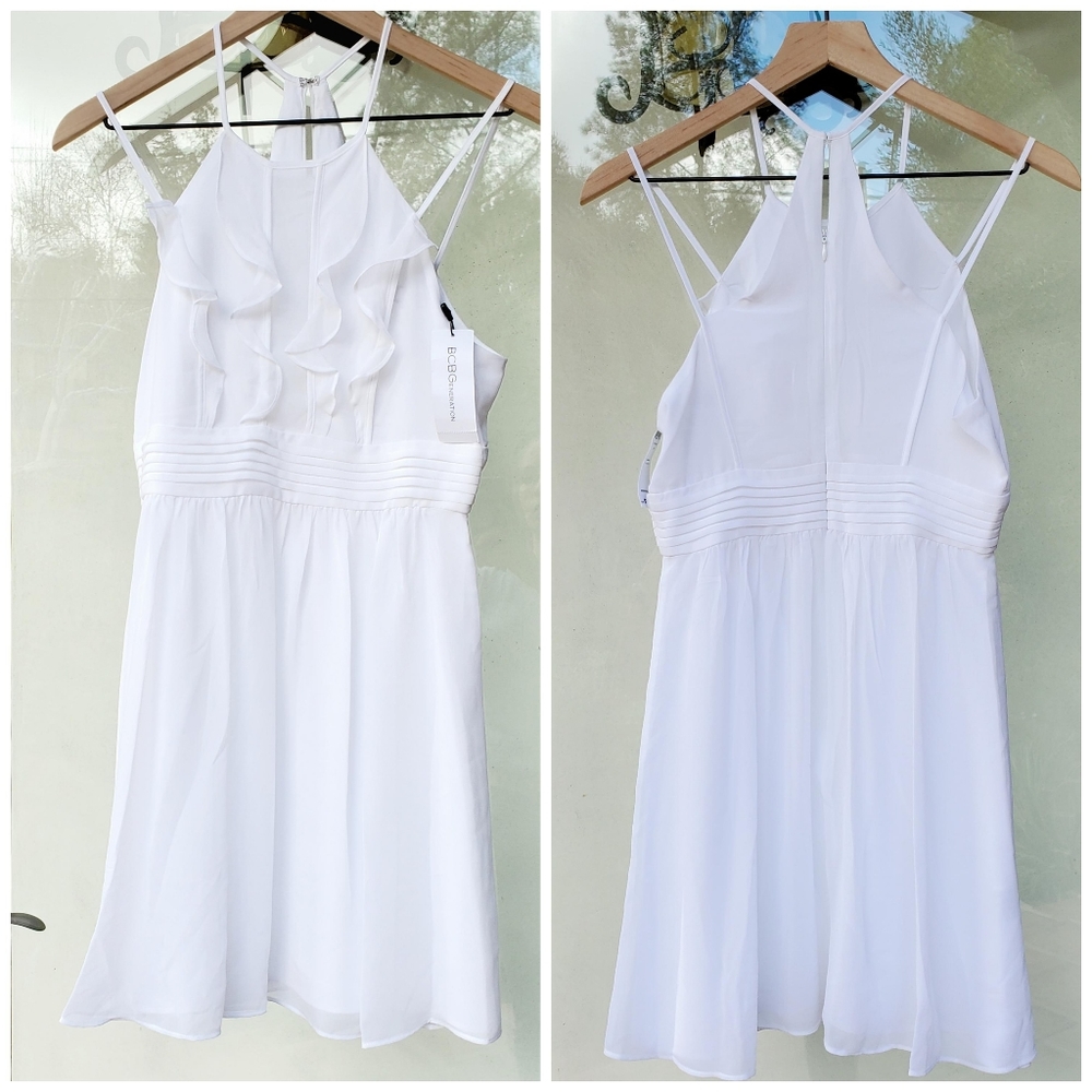 BCBGeneration Ruffle Dress NWT - Picture 3 of 4